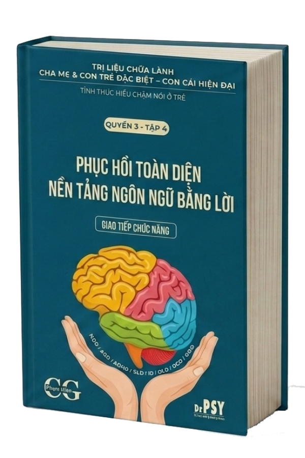COMBO 1 - Sách Chậm nói - Rối loạn ngôn ngữ