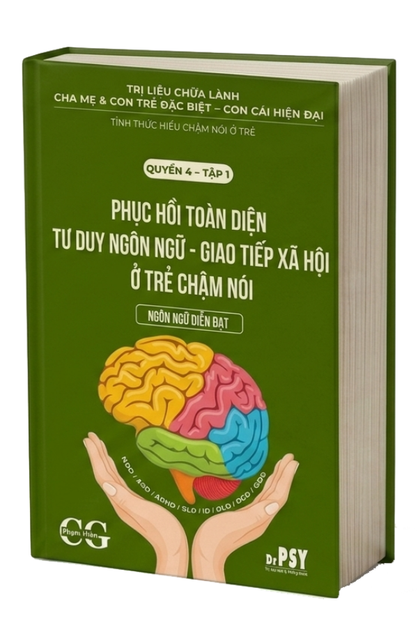 COMBO 2 - Sách Chậm nói - Rối loạn ngôn ngữ